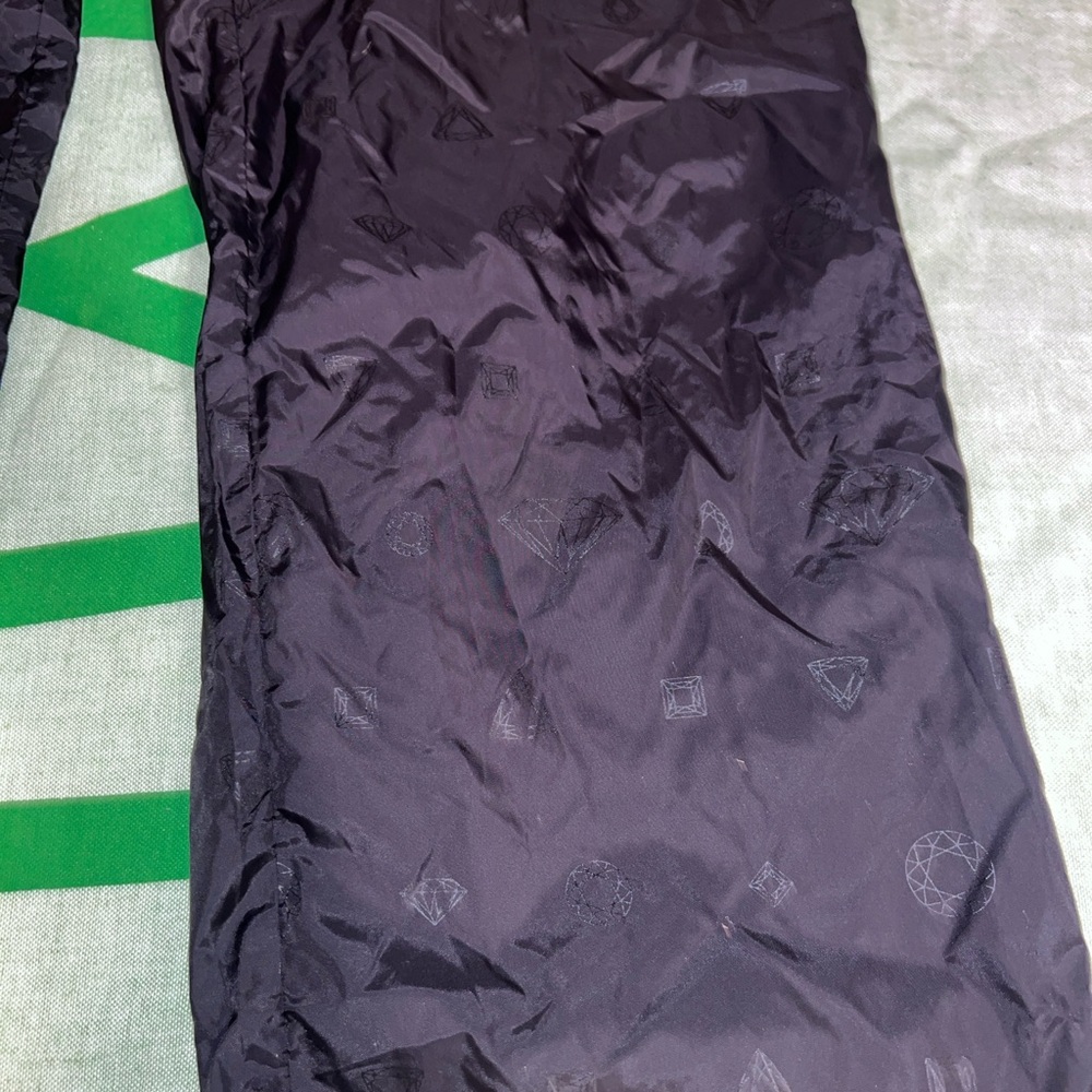 Black Patterned Pants - Picture 4 of 7